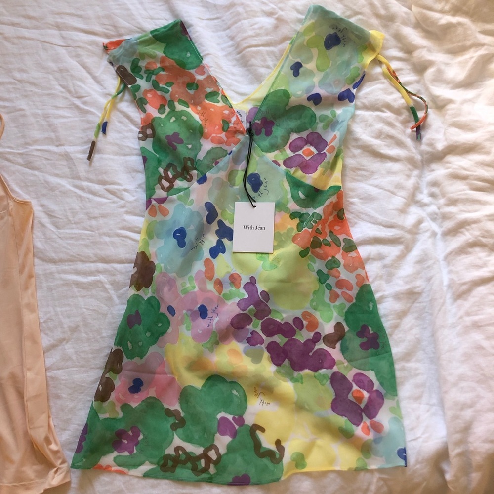 With Jean Lani Dress in Water Babies - XS